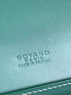 DUCHESSE MARIE-CAROLINE BAG 25 IN GREEN GOYARDINE CANVAS AND SMOOTH CALFSKIN