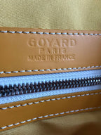 BOSTON 50 BAG IN YELLOW GOYARDINE CANVAS AND CALFSKIN TRIM