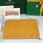 SÉNAT MGM POUCH 40 IN YELLOW GOYARDINE CANVAS
