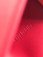 Goyard Grenelle Passport Cover 10cm Red Canvas & Cafskin