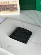 Goyard Victoire Wallet 11cm Black Red Canvas & Cafskin