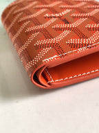 Goyard Saint-Pierre Card Wallet 11cm Orange Canvas