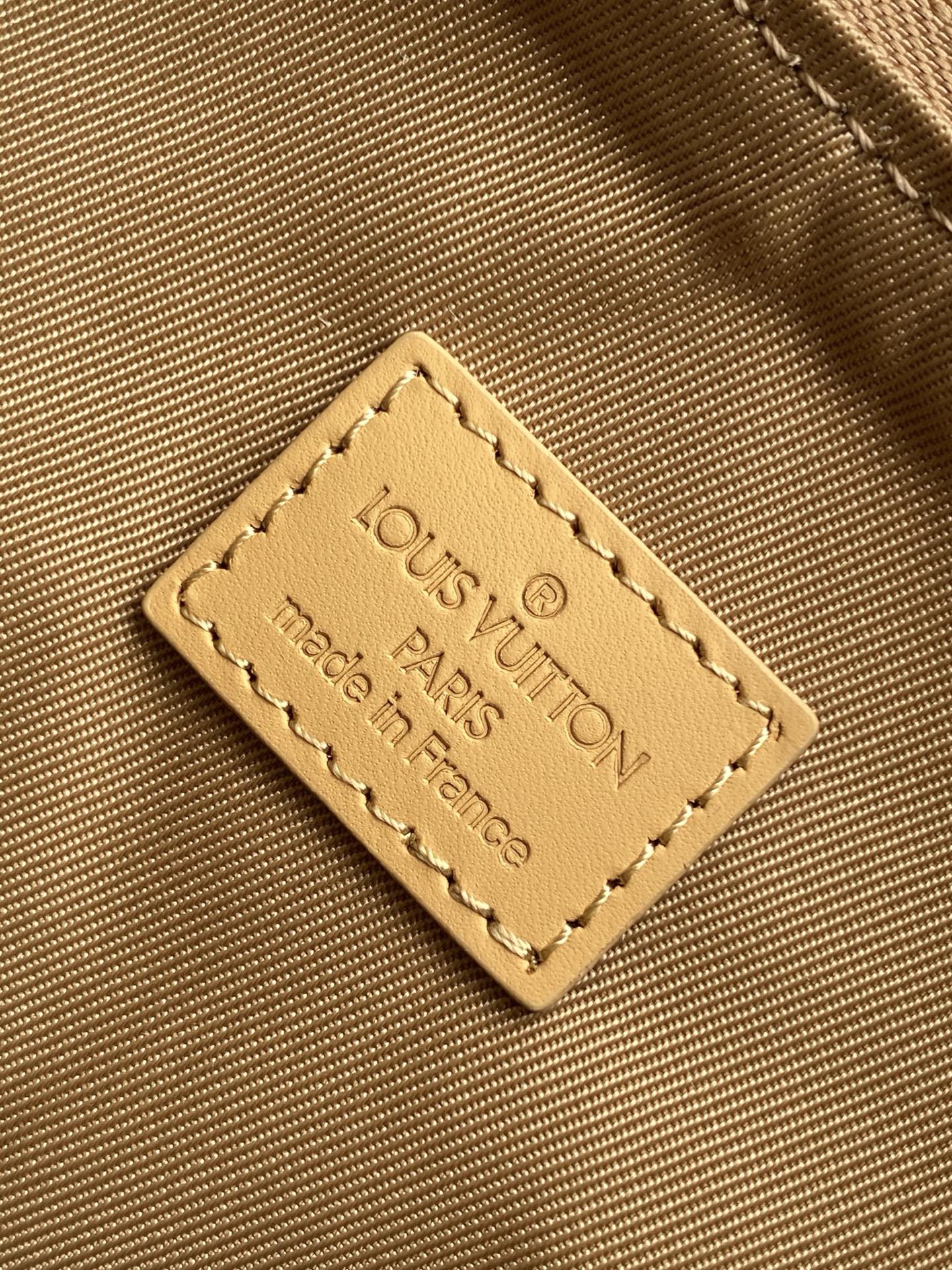 LV Hobo Cargo Bag Khaki Monogram Canvas & Cowhide GHW