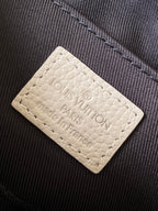 LV Pulse Wearable Wallet 22.5cm Sand Color Monogram Shadow embossed calfskin