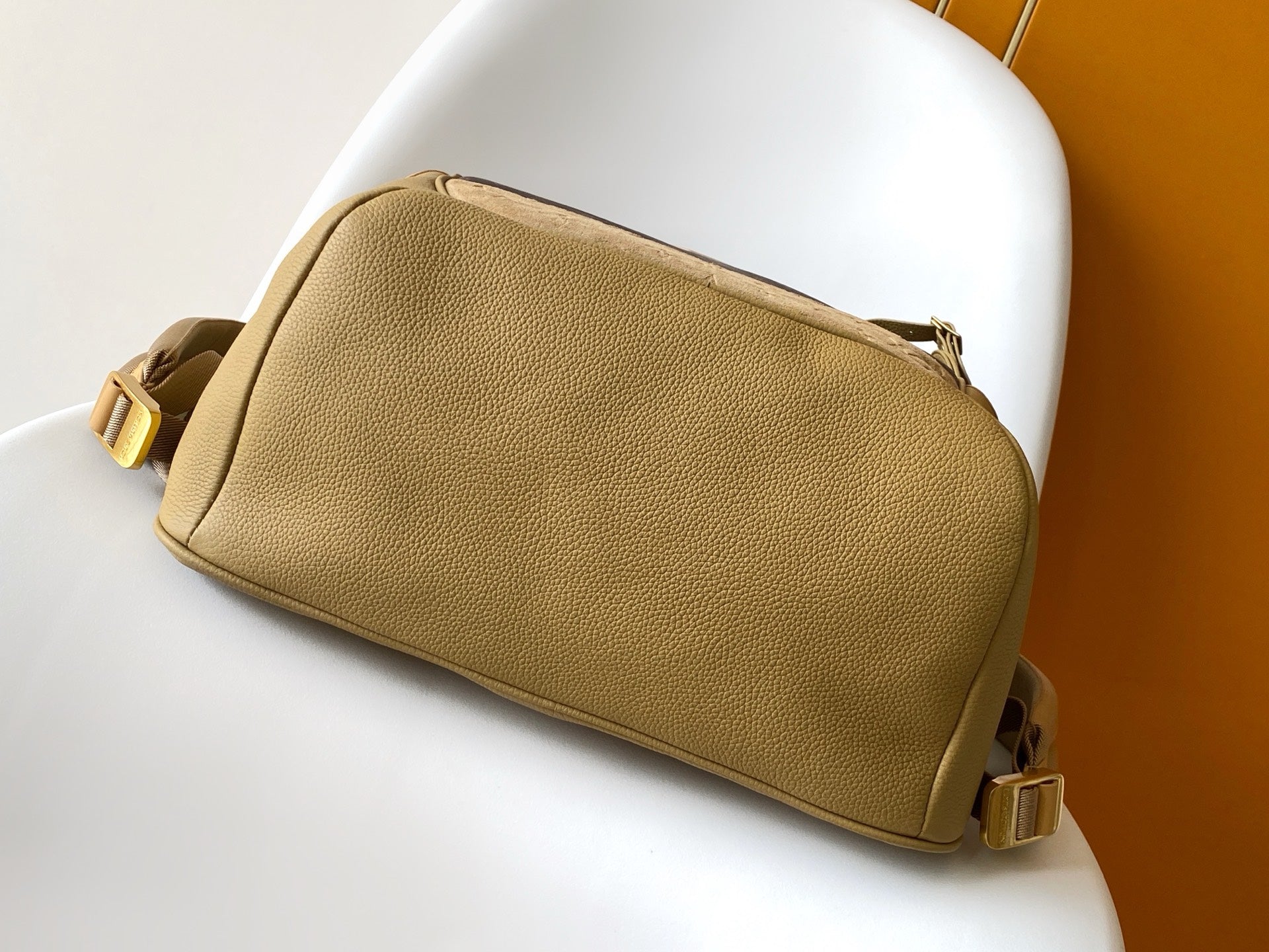 LV Outdoor Backpack Khaki Monogram Canvas & Cowhide