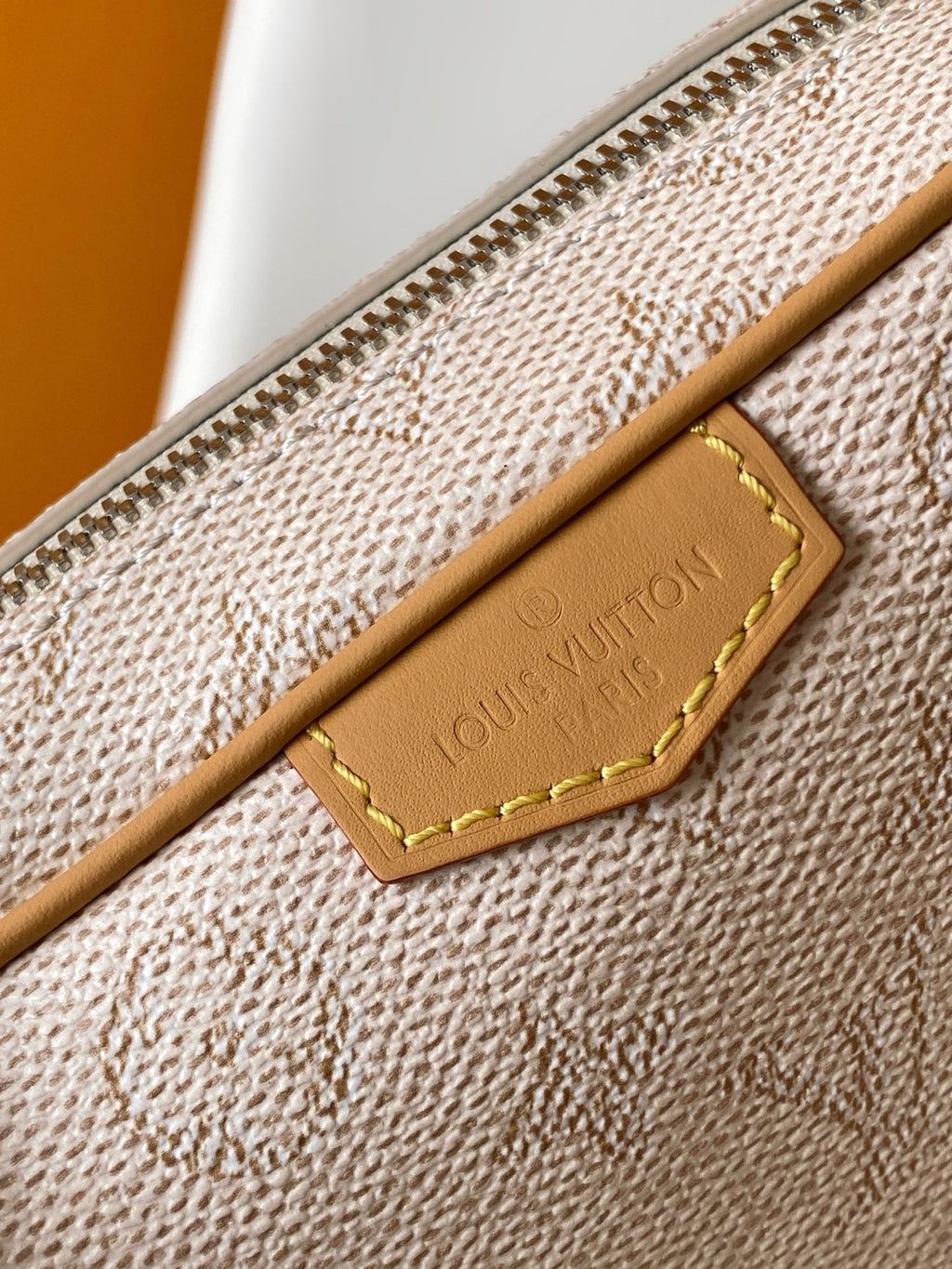 LV Trocadéro Wearable Wallet Camel Grey Monogram Coated Canvas