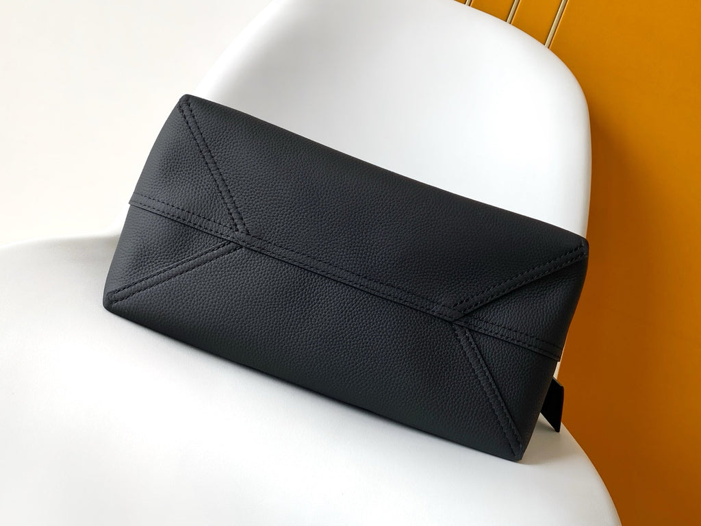LV Verso Hobo Black Calfskin Suede