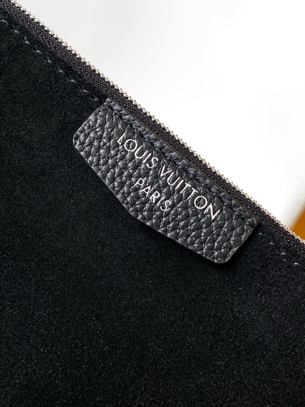 LV Verso Hobo Black Calfskin Suede