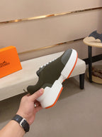 HM BOUNCING SNEAKER OLIVE WEAVE