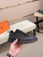 HM BOUNCING SNEAKER BLACK CALFSKIN