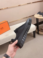 HM BOUNCING SNEAKER BLACK CALFSKIN