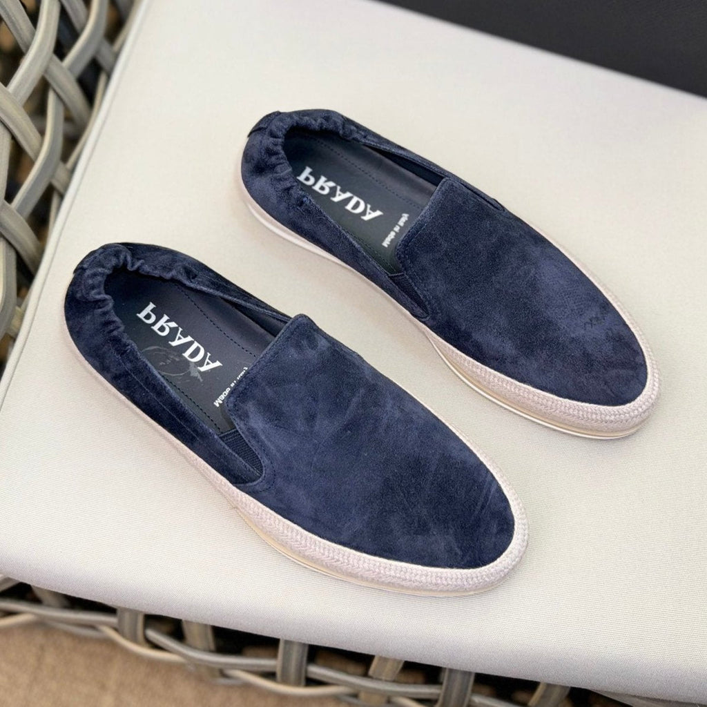 PRA LOAFER IN CERULEAN BLUE SUEDE