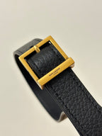 le 5a7 baby 15cm black grained leather