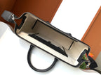 CISALPIN DOCUMENT CASE 39 IN BLACK GOYARDINE CANVAS AND CALFSKIN