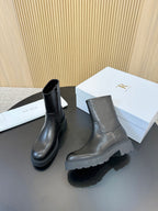 The Row Nobilis Boots Black Cowhide 455863