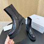 The Row Nobilis Boots Black Cowhide 455863