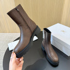 The Row Nobilis Boots Brown Cowhide 455862