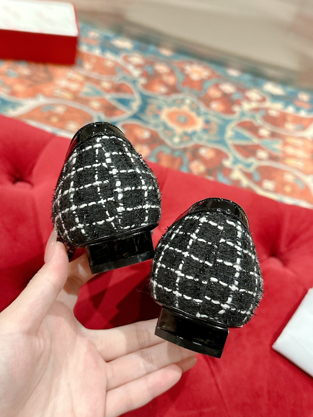 Viv Flats Shoe Black 0rigin@l Custom Material 247133