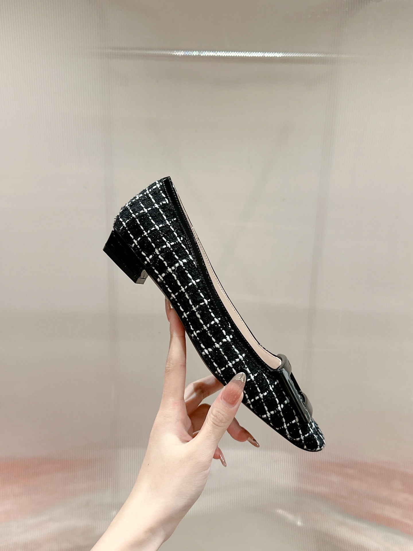 Viv Flats Shoe Black 0rigin@l Custom Material 247133