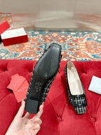 Viv Flats Shoe Black 0rigin@l Custom Material 247133