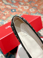 Viv Flats Shoe Black 0rigin@l Custom Material 247133