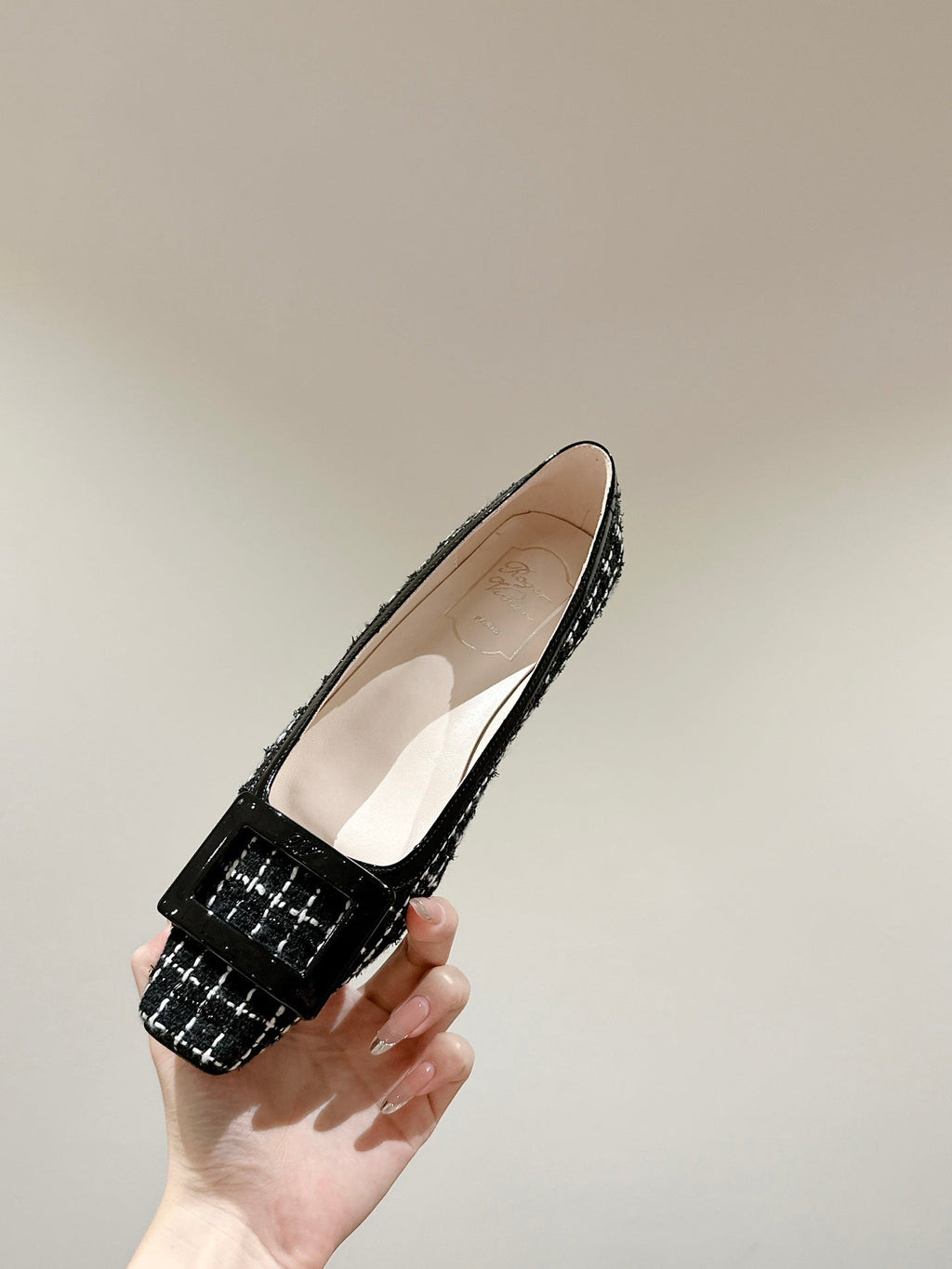 Viv Flats Shoe Black 0rigin@l Custom Material 247133