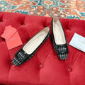 Viv Flats Shoe Black 0rigin@l Custom Material 247133