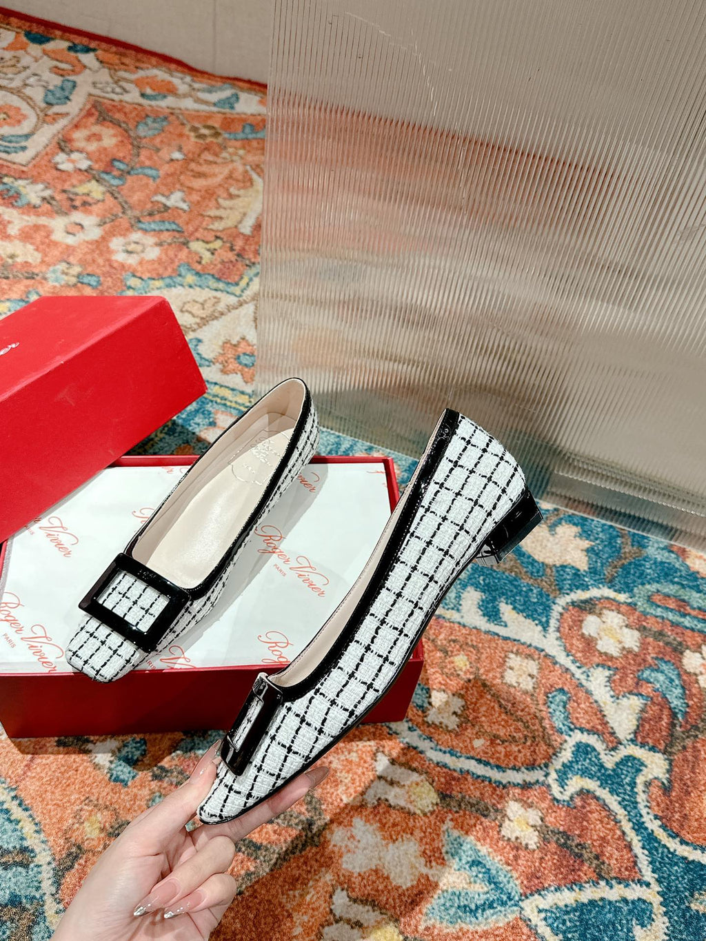 Viv Flats Shoe White 0rigin@l Custom Material 247134