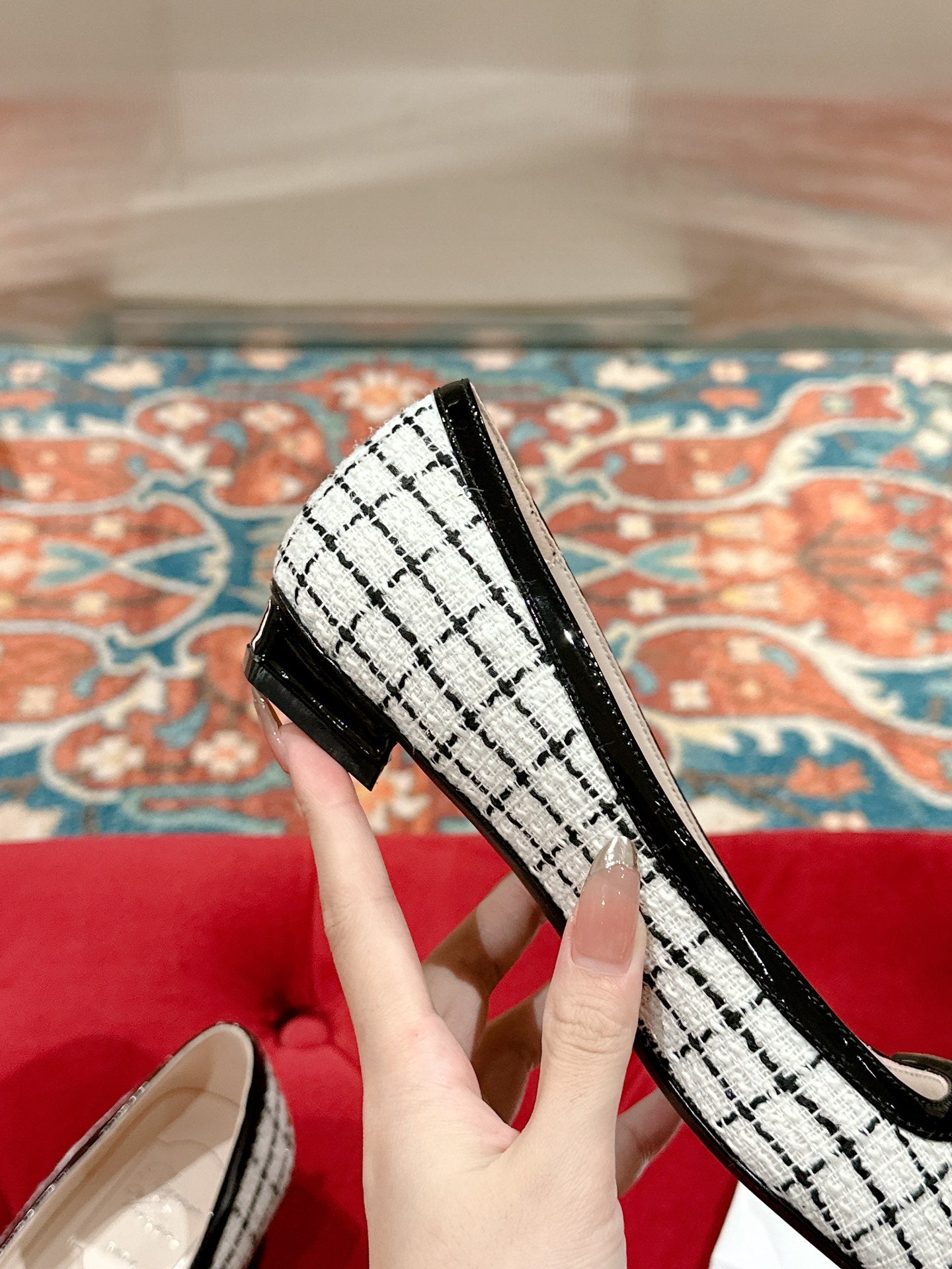 Viv Flats Shoe White 0rigin@l Custom Material 247134