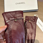 GLOVES IN SANGRIA RED LAMBSKIN 456335