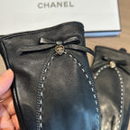 GLOVES IN BLACK LAMBSKIN 456336