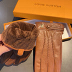 GLOVES IN BRONZE BROWN LAMBSKIN 456343