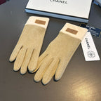 GLOVES IN TORTILLA BROWN WOOL 462255