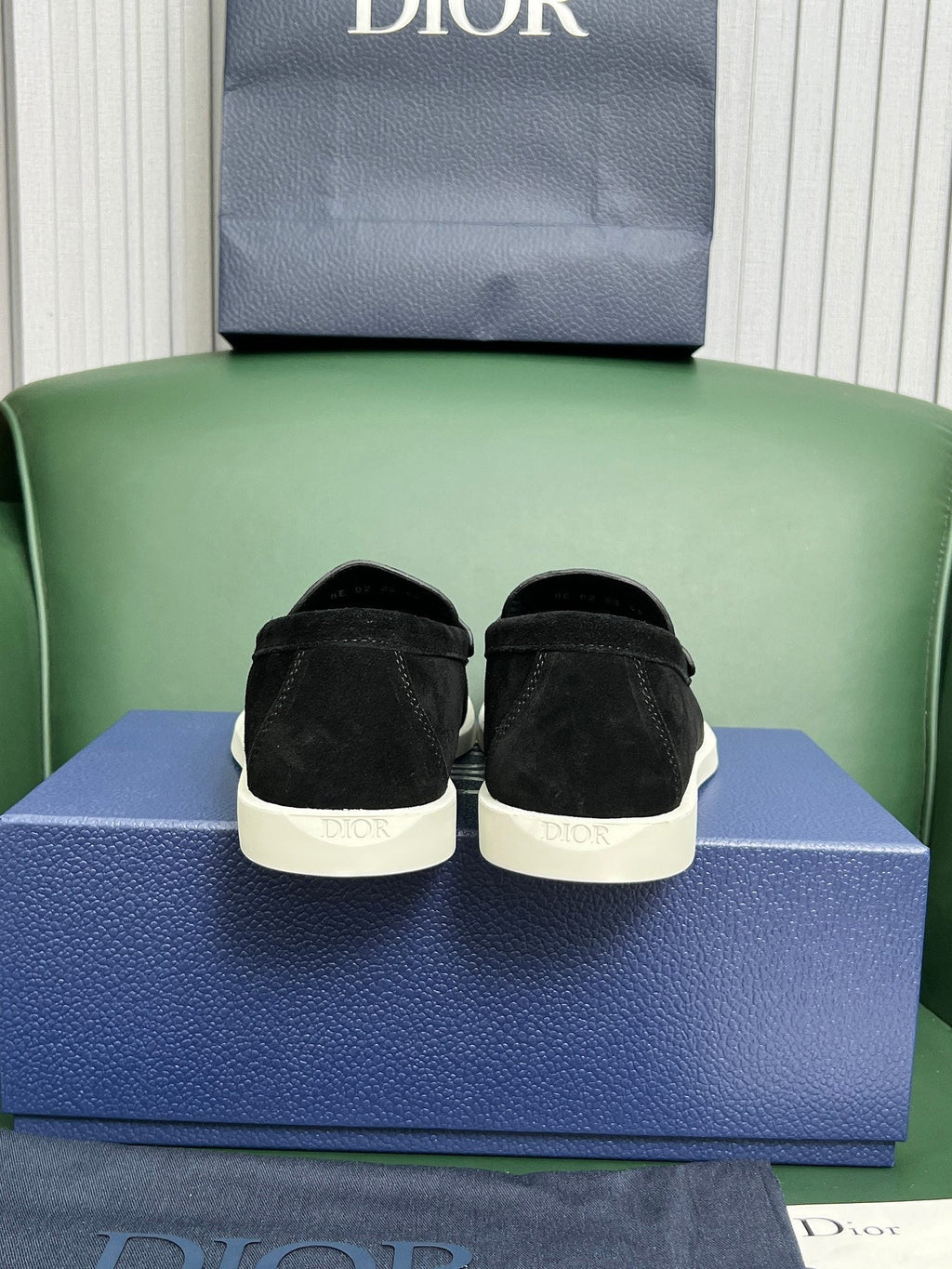 CD Loafer Black Silver Suede 646347