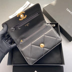 CC 19 Woc 19cm Black Calfskin Gold Hardware