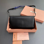 MICRO BAG 19 IN BLACK SMOOTH CALFSKIN
