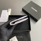 CC Passport Holder Light Purple Caviar 234699