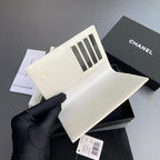 CC Passport Holder White Caviar 234705