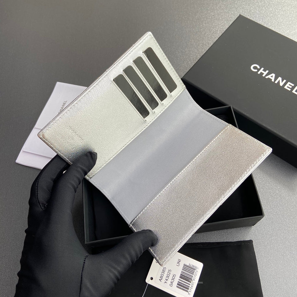 CC Passport Holder Sliver Sheepskin 234709