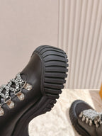 LV Ruby Ranger Ankle Boot 50mm Black Cowhide 450338