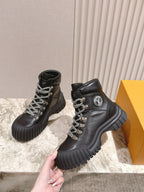 LV Ruby Ranger Ankle Boot 50mm Black Cowhide 450338