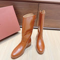 LP Lupo Mid-Calf Boot 20mm Brown Cowhide Sheepskin 447742