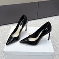 CD 26s High Heels Pump 105 Black Patent Leather 661481