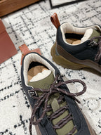 LP Katharina Sneaker In Black Mix Earth Brown Denim Fabric 997603