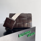 BV Two-In-One Cassette Bag 26cm Brown Leather