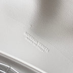 ANDIAMO BAG 19 IN WHITE CALFSKIN