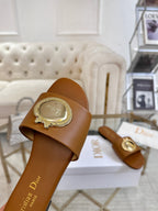 CD 26s Sandals Brown Leather 667112