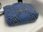 CC HOBO 20CM DENIM SILVER HARDWARE