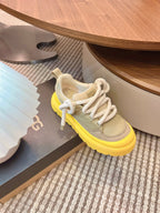 UGG Heritage Utility Sneakers Yellow Khahi Suede Cowhide