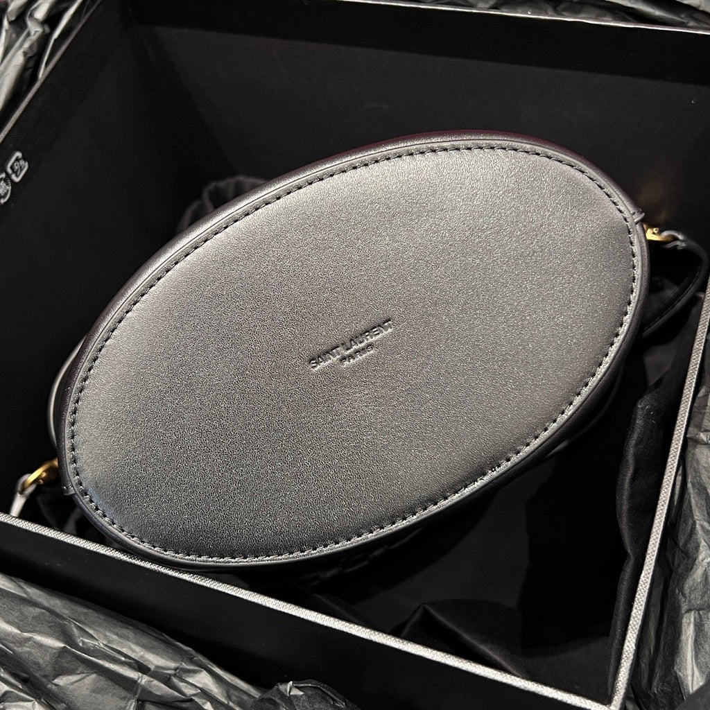 YSL Celia Mini Tote 29cm In Black Smooth Leather